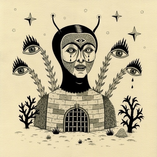 Preternatural Prison - Society6 #abstract #drawing #illustration #drawn #hand