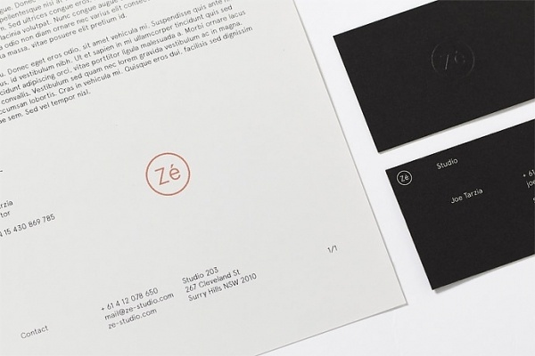Zé Studio #ze #print #design #z #identity #studio #stationery #logo