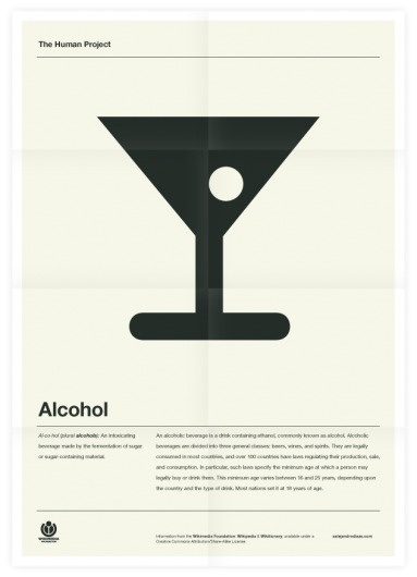 The Human Project (Alcohol) Poster #inspiration #creative #design #graphic #grid #system #poster #typography