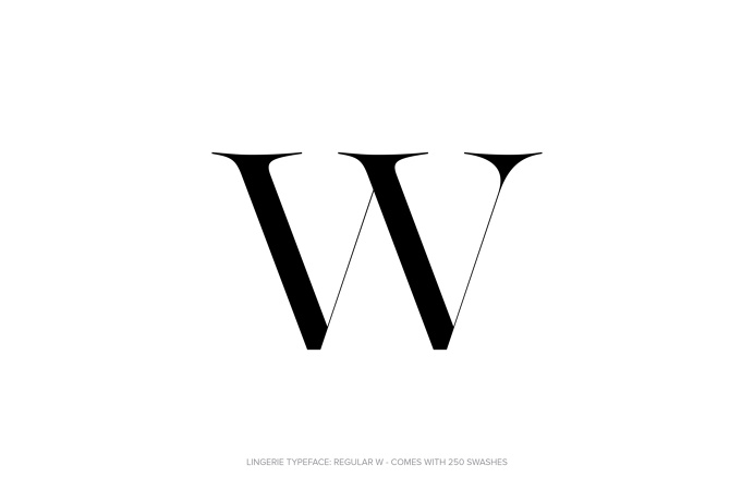 Lingerie Typeface - The Most Advanced Typeface For Fashion And Luxury by Moshik Nadav Typography #Lingerie #Typeface #Fashion #FashionTypogr