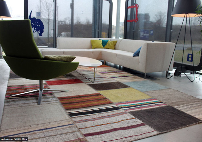 Handmade Patchwork Rug Design by Miinu