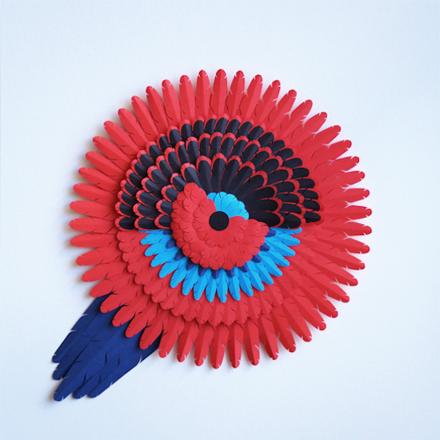 Australian Birds Paper Art #paper #colours