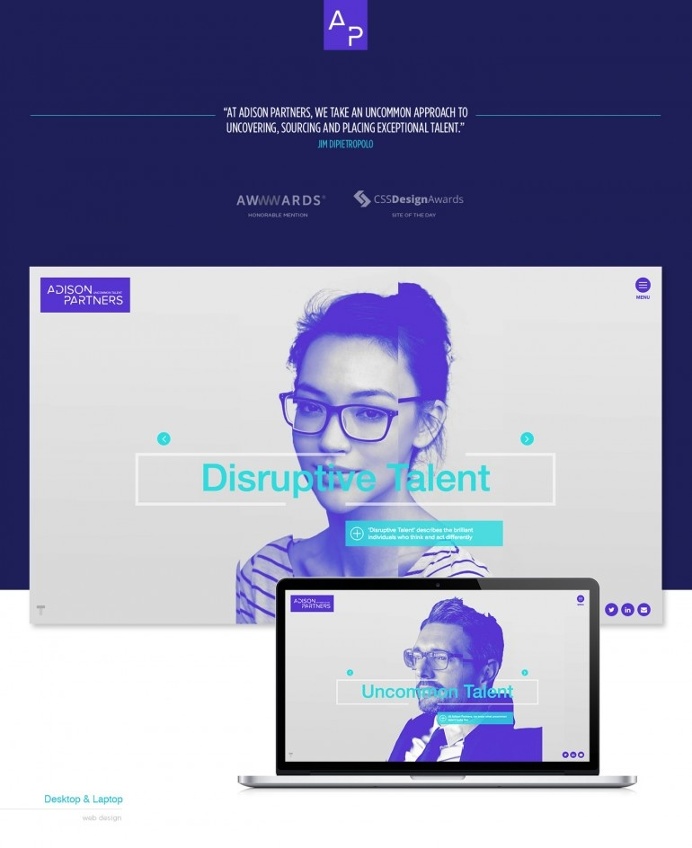 Adison Partners – Branding & Web Design