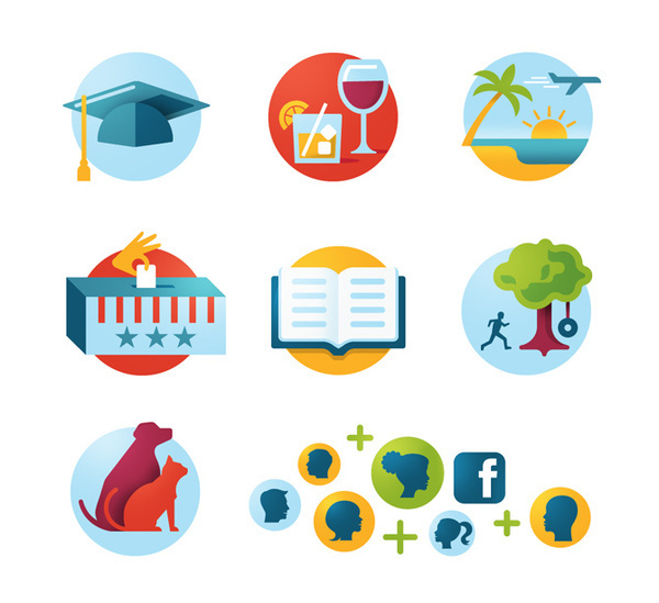 eHarmony Icons Matt Lehman Studio #illustration #icons