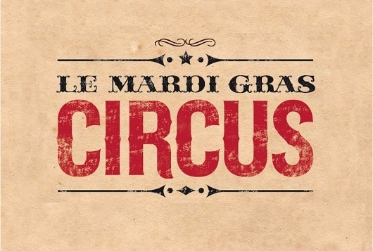 Le Mardi Gras Circus | Silvia Mallofre #mallofre #logo #circus #silvia