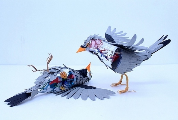 Colossal | An art and design blog. | Page 2 #cut #sculpture #herrera #diana #birds #beltran #paper