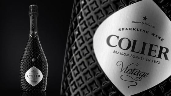 Colier bottle and package design #identity #wine #bottle