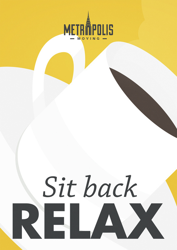 Metropolis moving_sit back relax #poster