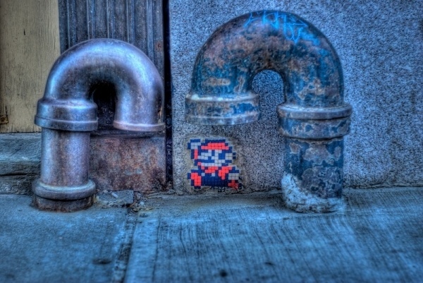 STREET ART UTOPIA » We declare the world as our canvas106 of the most beloved Street Art Photos - Year 2010 » STREET ART UTOPIA #nintendo #mario #bros #art #street