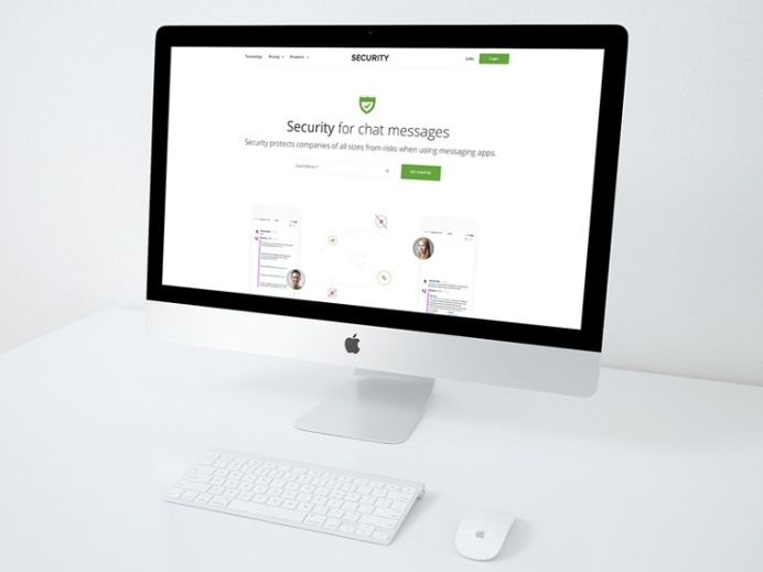 Free Security PSD Website Template