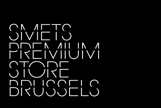 coast — Custom typeface design for SMETS stores
