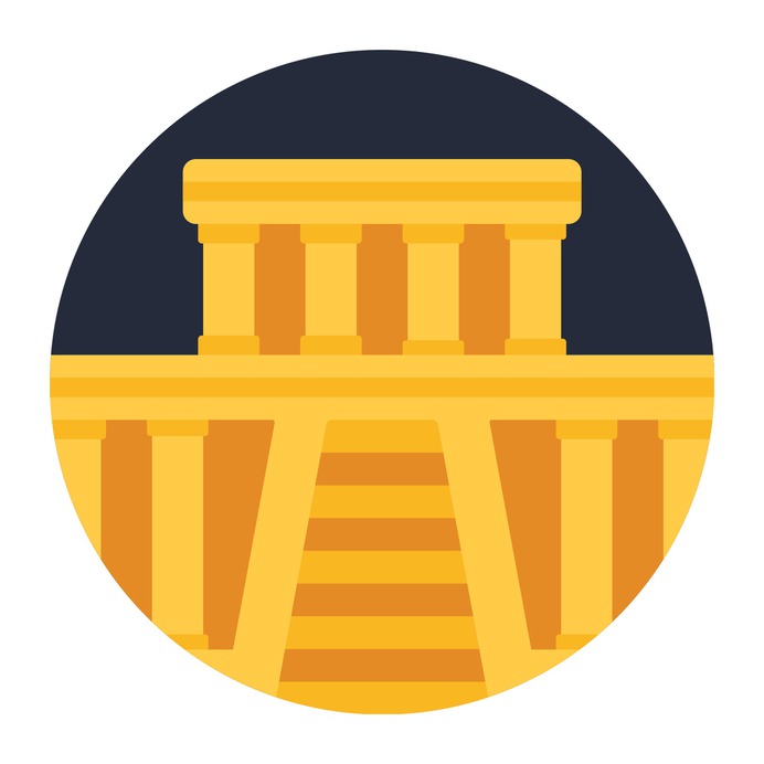 See more icon inspiration related to monument, ancient, architecture and city, temple, monuments, building and construction on Flaticon.