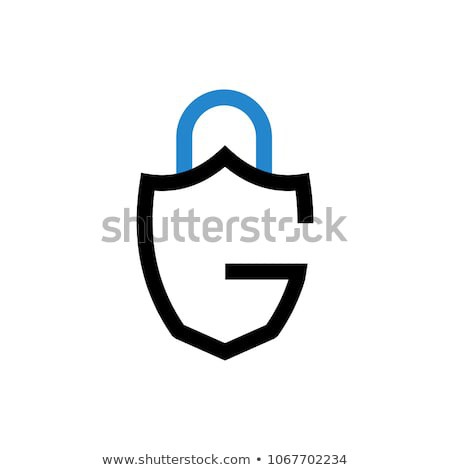 abstract G Lock Letter logo vector