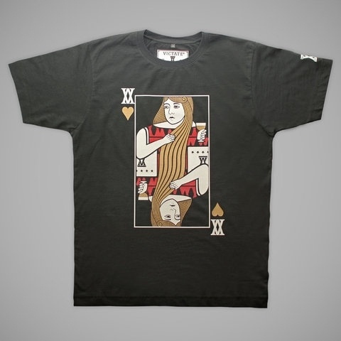 Queen Of Hearts | T-Shirt | Victate #print #tee #illustration