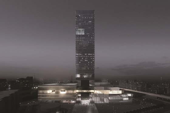 OMA TGI #renderings #drawings #glass #architecture #light #facades