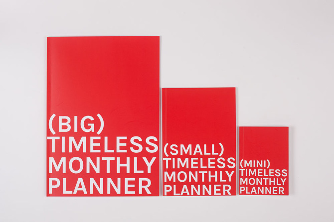 OCTÀGON - OOSS #red #octagon #agenda #planner #diary #monthly #timeless