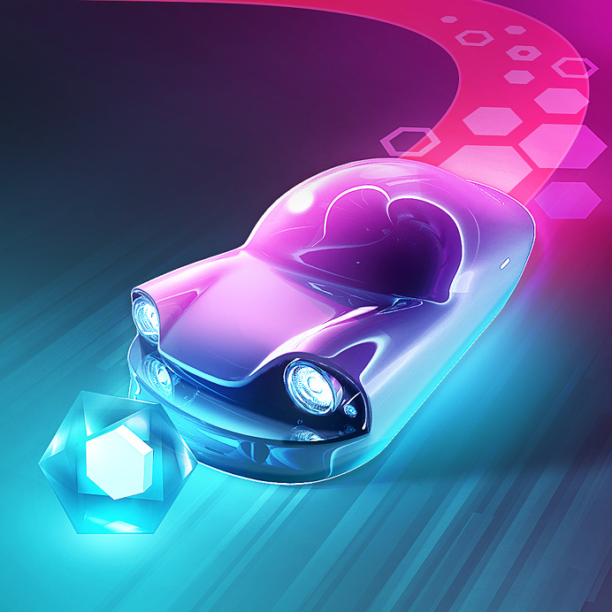 #beatracer #neon #car #icon #mobile #game #jmchoe
