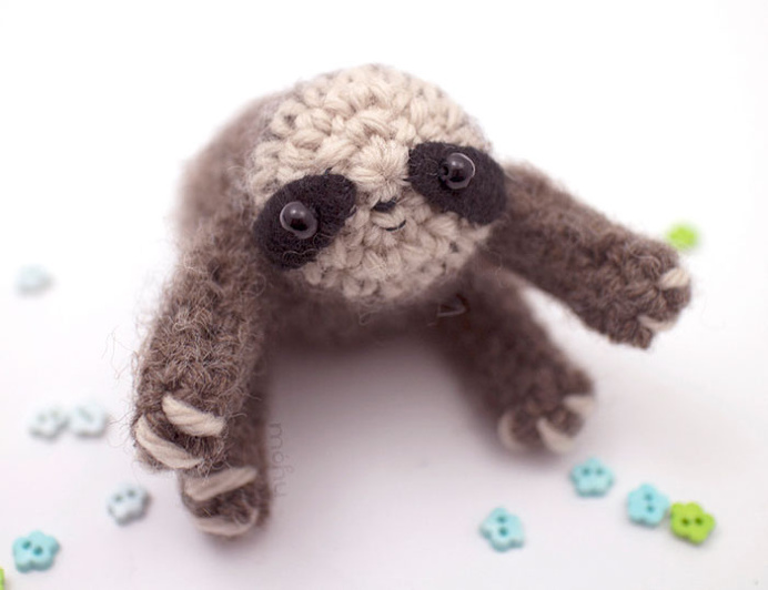 #sloth #crochet #craft #handmade #cuteness