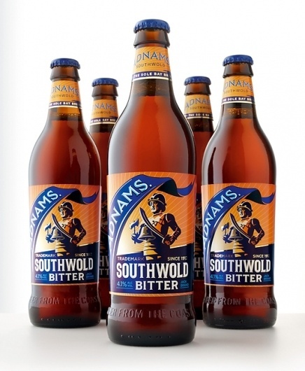 Adnams Southwold Bitter : Lovely Package . Curating the very best packaging design. #packaging #beer #illustration