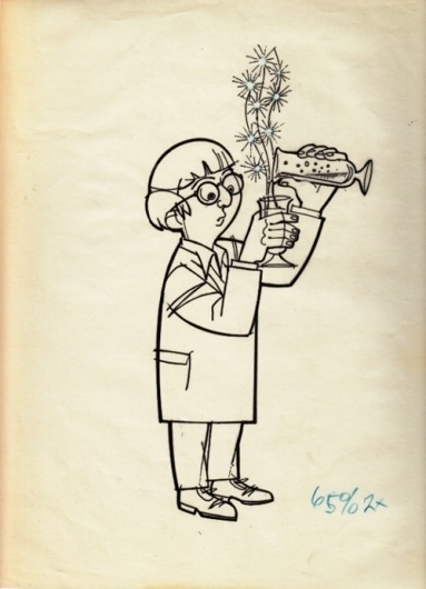 Invisible Creature Speaks » Al Paulsen #illustration #paulsen #vintage #chemistry #science