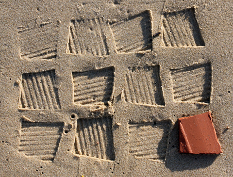 HS_SAND #brick #stranger #pattern #sand #hello