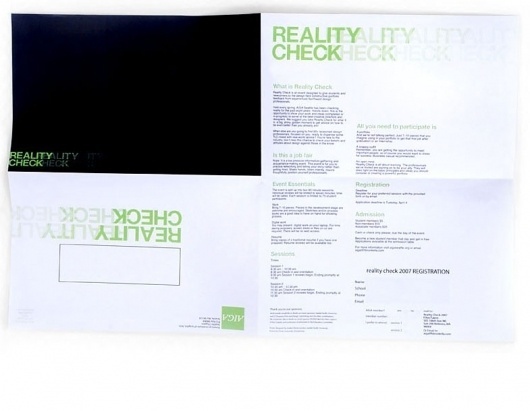 REALITY CHECK : _ #print #design #graphic #poster