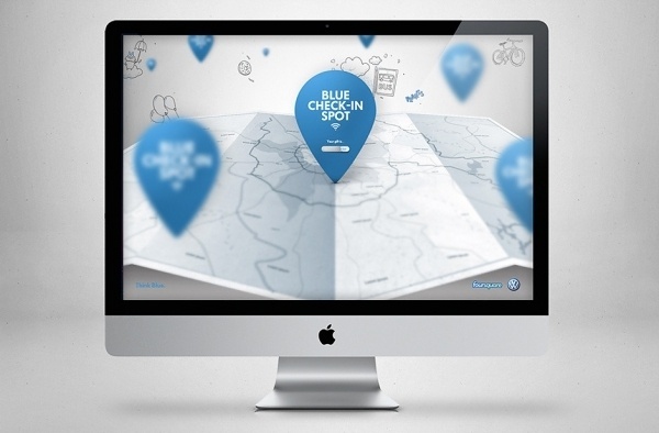 Volkswagen Blue Check-in - Felipe Ferreira #web