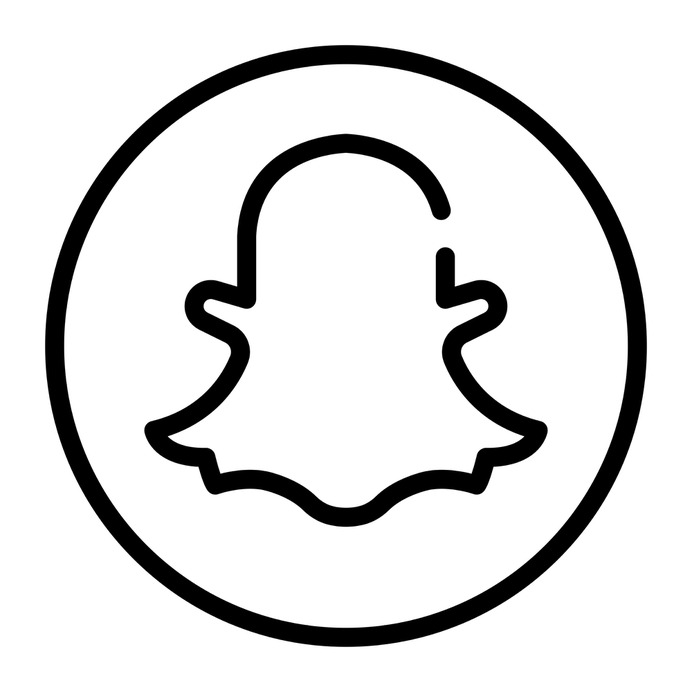 See more icon inspiration related to snapchat, social media, social network, brands and logotypes, brand, logos, logotype and logo on Flaticon.