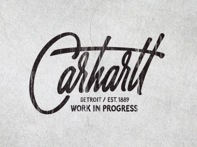 Dribbble - Carhartt by Sergey Shapiro #carhartt #dribbble #shapiro #sergey