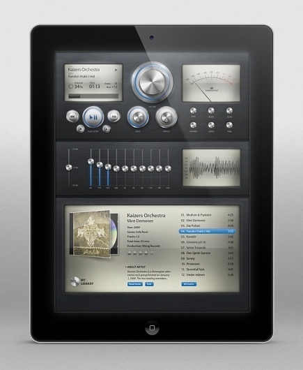 ru_designer: Концепт приложения #volume #ipad #design #interface
