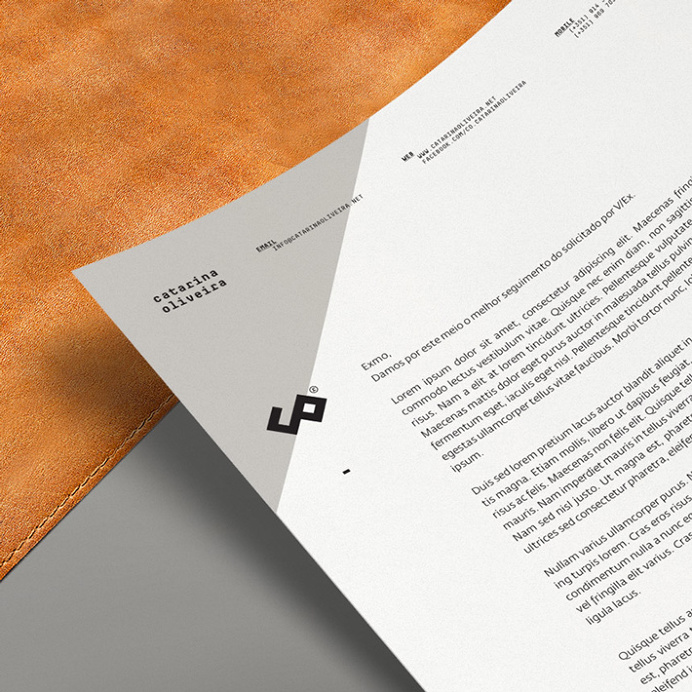 CO – Catarina Oliveira by Another Collective #stationary #branding #letterhead