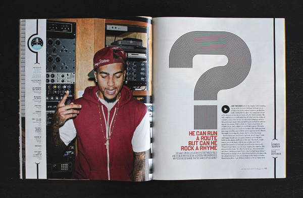 ESPN: Music Issue Allan Peters #typgraphy #editorial