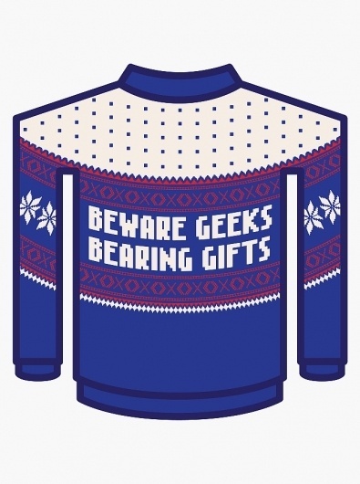 BLDGWLF #christmas #sweater #geek #cool