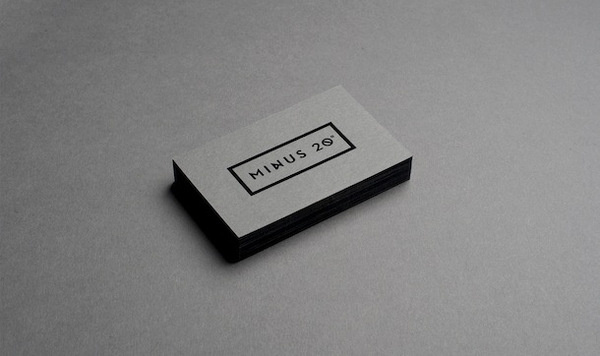 Minus 20 Buisness Cards #card #branding