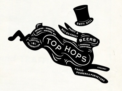 Dribbble - Bunny Hop by Renee Fernandez #rabbit #lettering