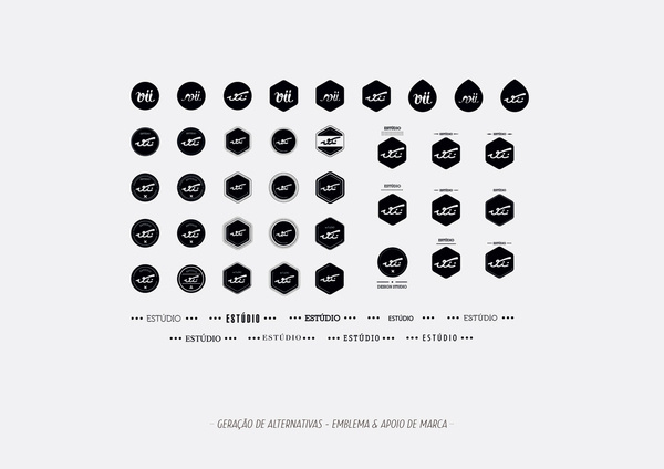 Identidade Visual para o Estúdio Vii on the Behance Network #logo
