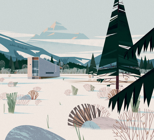 CABINS BOOK - illustrations on Behance #illustration