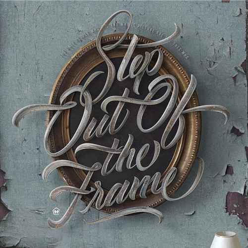 Step out of the frame by Maztrone.