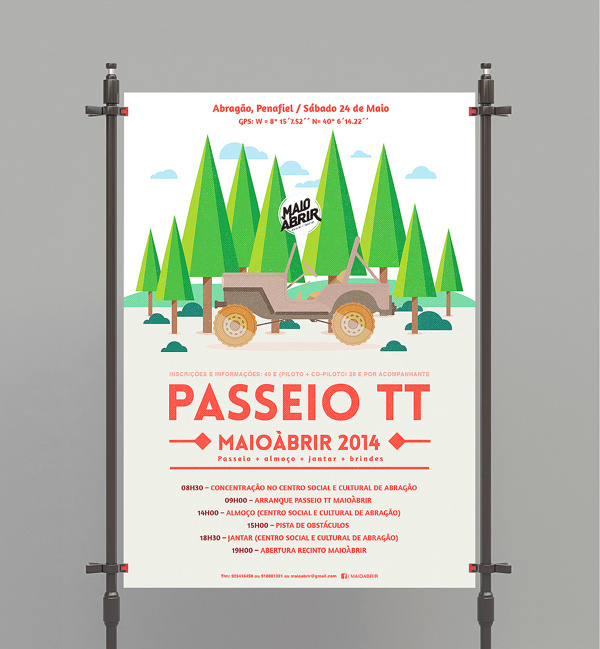 passeio tt poster by heymikel #print #design #graphic #illustration #gigposter #poster #heymikel