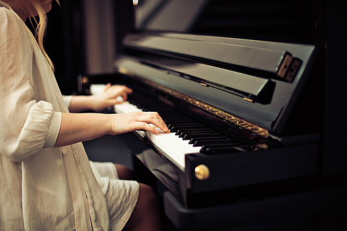 Playing the piano #music #piano