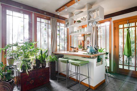 Tour a Small Plant-Filled Basement Rental Apartment | Apartment Therapy