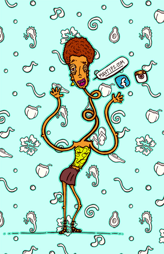 "Mavtips" by Molly Yllom #illustration #character #design