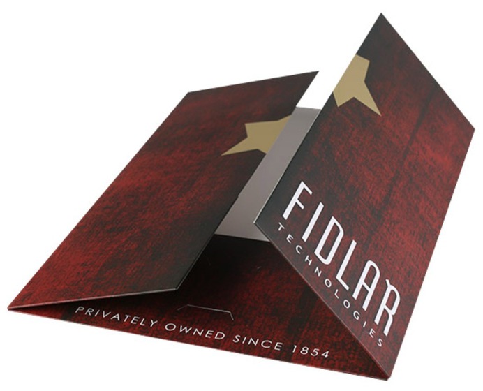 Red Presentation Folder Design