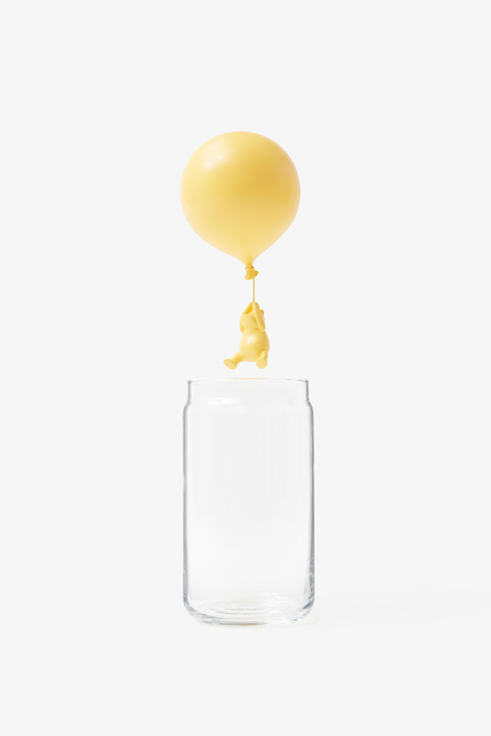 pooh-glasswarecontainer | nendo #interior #container #design #pooh #glassware #decoration