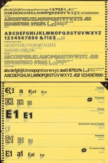 NTHN blog #font #transfer #typeface #dry #letraset
