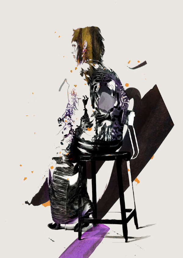 'OVEREXPOSED' Illustrations 2012 on Behance #fashion #illustration