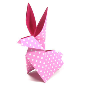 How to make a traditional origami moon rabbit (http://www.origami-make.org/howto-origami-rabbit.php)