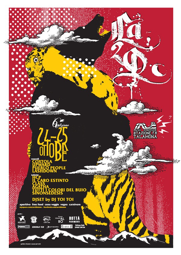 la2d 2014 gig poster