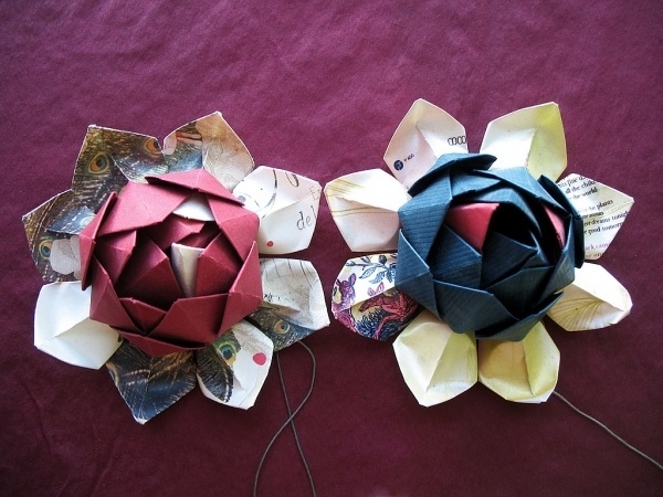 lotos /01 | Flickr - Photo Sharing! #gift #recycle #origami #lotus
