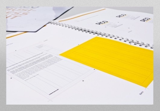 Pico #immage #branding #business #print #yellow #letterpress #corporate #identity #logo